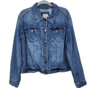 Mossimo Supply Co Oversized Denim Jacket Size 3